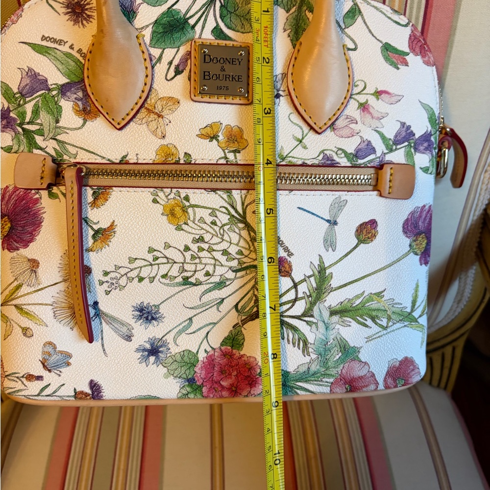 Dooney & Bourke Botanical Series Floral Domed Satchel NWOT - Picture 5 of 6
